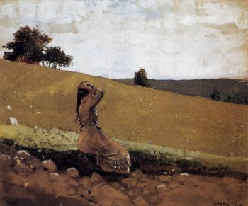 Winslow Homer : The Green Hill aka On the Hill